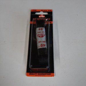 Kiwi Heavy Duty Black Laces 40" Inches 102 Cm Shoe Laces 1 Pair